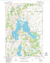 Rush Lake 1983 topographic map thumbnail