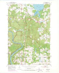 Saginaw 1953 topographic map thumbnail