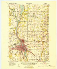 St. Cloud 1950 topographic map thumbnail