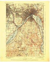 St. Paul 1896 topographic map thumbnail