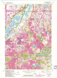 St Paul SW 1967 topographic map thumbnail
