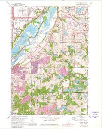 St Paul SW 1967 topographic map thumbnail