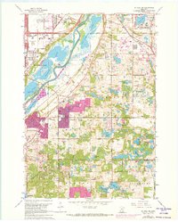 St Paul SW 1967 topographic map thumbnail