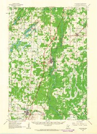 Sandstone 1961 topographic map thumbnail