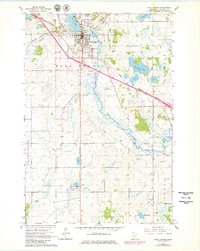 Sauk Centre 1965 topographic map thumbnail