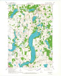 Sauk Lake 1966 topographic map thumbnail