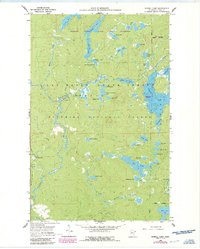 Sawbill Camp 1960 topographic map thumbnail