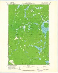 Sawbill Camp 1960 topographic map thumbnail