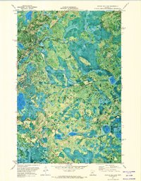 Shingle Mill Lake 1971 topographic map thumbnail