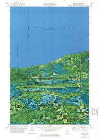 Shotley 1973 topographic map thumbnail