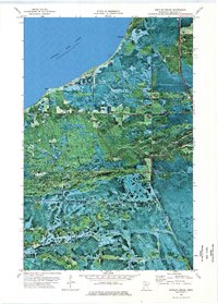 Shotley Brook 1974 topographic map thumbnail