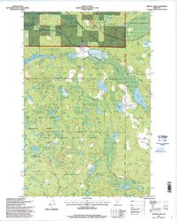 Shovel Lake 1996 topographic map thumbnail