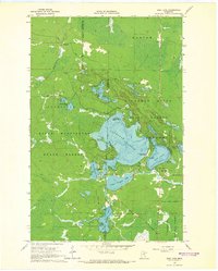 Side Lake 1964 topographic map thumbnail