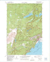Silver Bay 1982 topographic map thumbnail