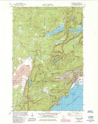Silver Bay 1982 topographic map thumbnail