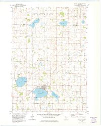 Silver Lake 1982 topographic map thumbnail