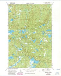 Slate Lake East 1981 topographic map thumbnail