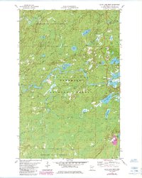 Slate Lake West 1981 topographic map thumbnail
