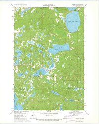 Snider Lake 1969 topographic map thumbnail