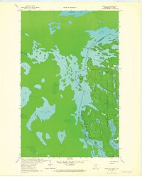 Snow Bay 1963 topographic map thumbnail