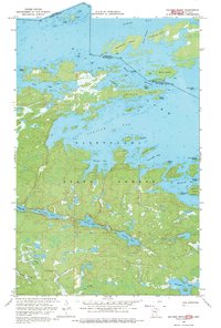 Soldier Point 1968 topographic map thumbnail