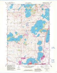 Solomon Lake 1958 topographic map thumbnail