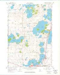 Solomon Lake 1958 topographic map thumbnail