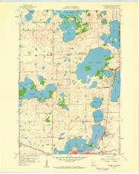 Solomon Lake 1958 topographic map thumbnail