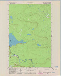 South Fowl Lake 1960 topographic map thumbnail