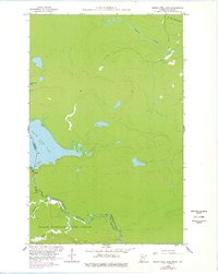 South Fowl Lake 1960 topographic map thumbnail