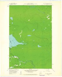 South Fowl Lake 1960 topographic map preview