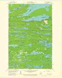South Lake 1960 topographic map thumbnail
