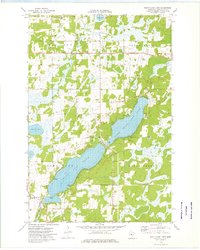 South Long Lake 1973 topographic map thumbnail