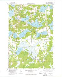 Spirit Lake 1973 topographic map thumbnail
