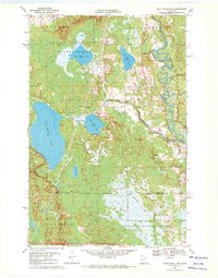 Split Hand Lake 1970 topographic map thumbnail