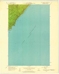 Split Rock Point NE 1956 topographic map thumbnail
