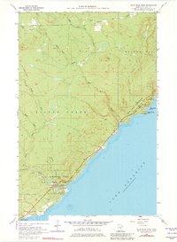 Split Rock Point 1956 topographic map thumbnail