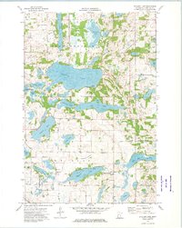 Stalker Lake 1973 topographic map thumbnail