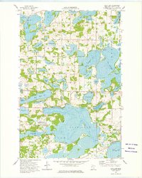 Star Lake 1973 topographic map thumbnail
