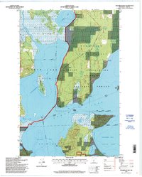 Steamboat Bay 1996 topographic map thumbnail
