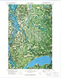 Steamboat Lake 1972 topographic map thumbnail