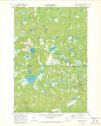 Stewart Lake 1971 topographic map thumbnail