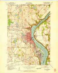 Stillwater 1951 topographic map thumbnail