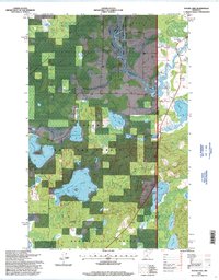 Sugar Lake 1996 topographic map thumbnail