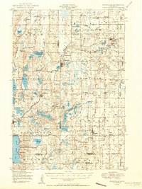 Swanville 1950 topographic map thumbnail