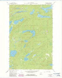 Tait Lake 1960 topographic map thumbnail