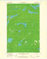 Tait Lake 1960 topographic map thumbnail