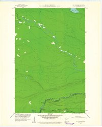 The Cascades 1960 topographic map thumbnail