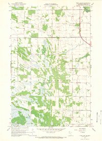 Thief Lake NE 1967 topographic map thumbnail