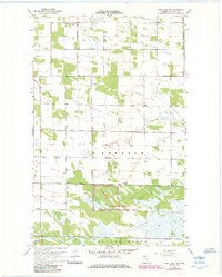 Thief Lake NW 1967 topographic map thumbnail